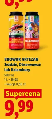 Piwo Browar Artezan Kalambury promocja w Lidl