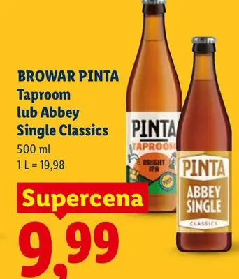 Piwo Taproom  promocja w Lidl