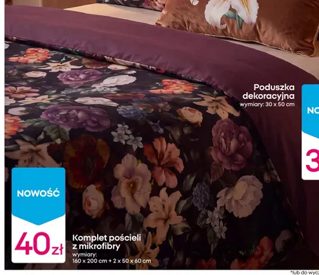 Komplet pościeli z mikrofibry promocja w Pepco