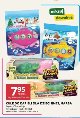 Kule do kąpieli dla dzieci Bi-Es Marba promocja w Stokrotka