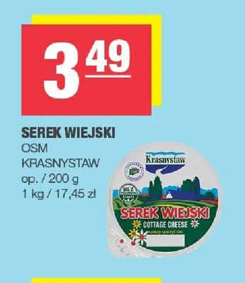 Serek wiejski OSM Krasnystaw promocja w SPAR