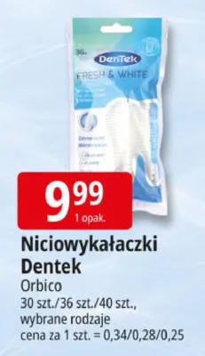 Niciowykałaczki Dentek promocja w Leclerc