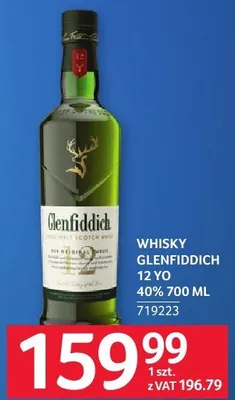 Whisky 12 yo 40% promocja w Selgros