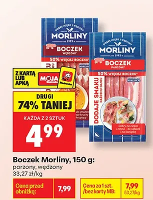 Boczek wędzony Morliny promocja w Biedronka