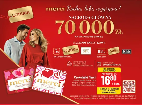 Czekoladki Merci promocja w POLOmarket