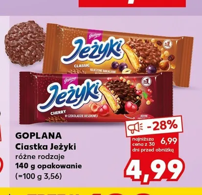 Ciastka Jeżyki Goplana Classic promocja w Kaufland