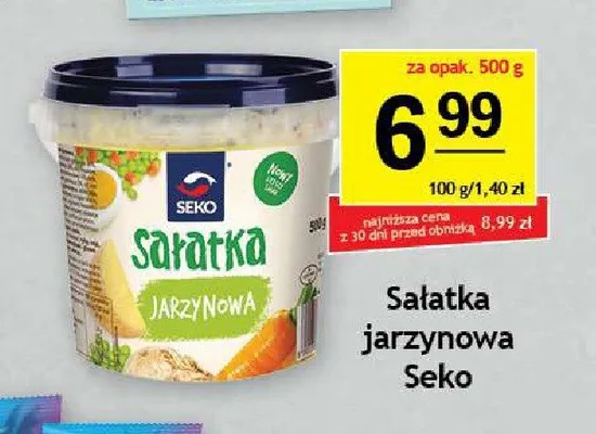 Sałatka jarzynowa Seko promocja w Gram Market