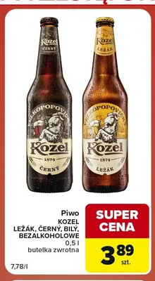 Piwo Kozel Černý promocja w Carrefour Market
