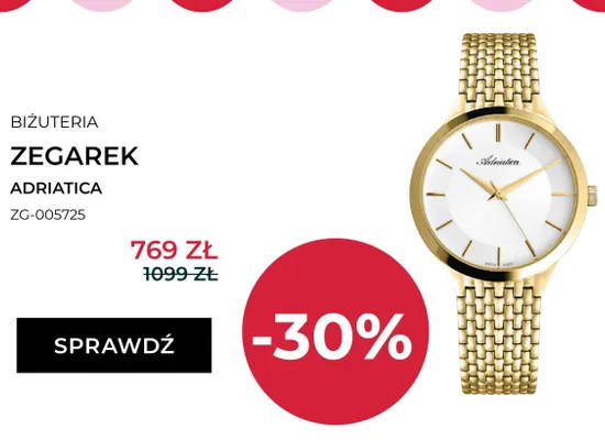 Zegarek Adriatica ZG-005725 promocja w Briju