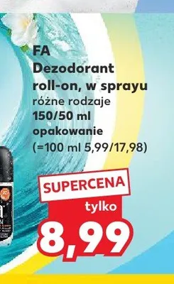 Dezodorant w sprayu Fa Pink Passion promocja w Kaufland