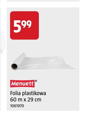 Folia plastikowa Menuett 60 m x 29 cm promocja w Jula