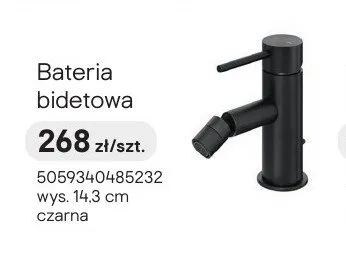 Bateria bidetowa GoodHome Owens czarna promocja w Castorama