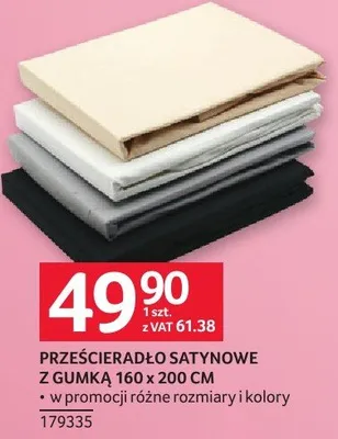 Prześcieradło policotton z gumką 140 x 200 cm. Tex promocja w Selgros