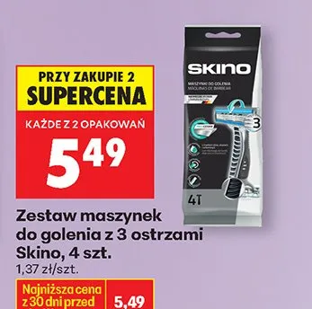 Zestaw maszynek do golenia z 3 ostrzami, 4 szt. promocja w Biedronka