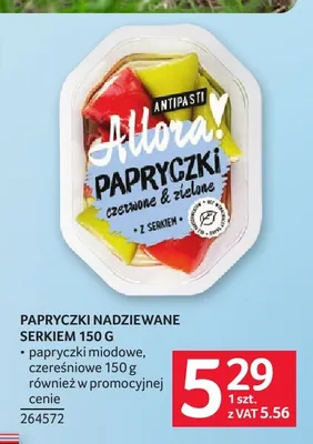 Papryczki nadziewane serkiem Allora! promocja w Selgros