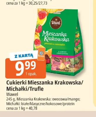 Cukierki Michałki klasyczne Wawel promocja w Leclerc