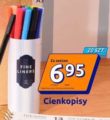 Cienkopisy Joie De Vivre promocja w Action