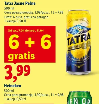 Piwo promocja w Lidl