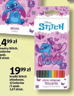 Kredki ołówkowe Stitch promocja w Empik