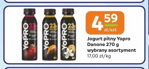 Jogurt pitny Yopro Danone promocja w Gama