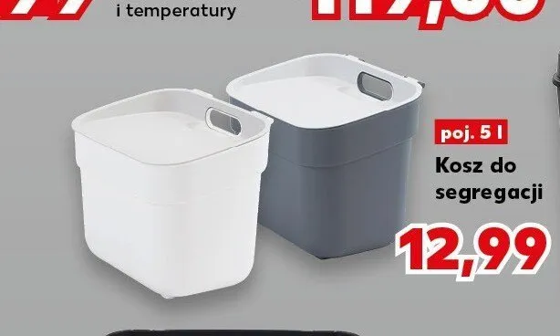 Kosz do segregacji promocja w Kaufland