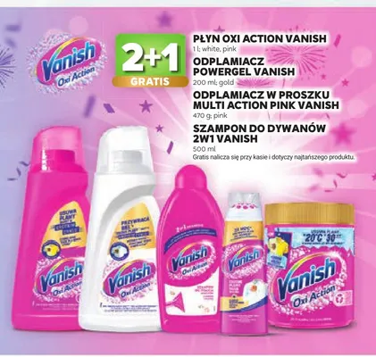 Płyn Oxi Action white Vanish promocja w Stokrotka