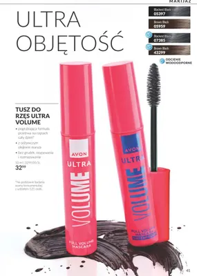 Tusz do rzęs Ultra Volume Avon promocja w AVON