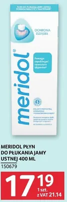Płyn do płukania jamy ustnej Meridol 400ml promocja w Selgros