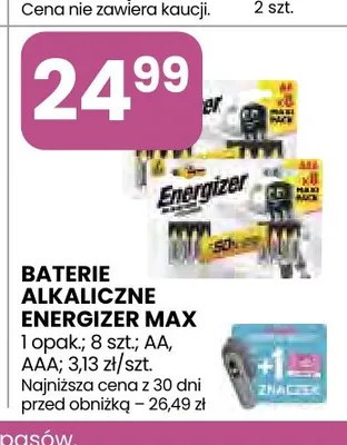 Baterie alkaliczne Energizer Max Aa promocja w Stokrotka