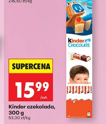 Czekolada Kinder promocja w Biedronka