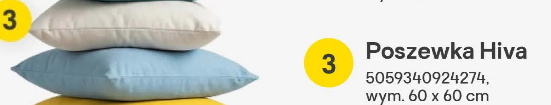 Poszewka Hiva promocja w Castorama