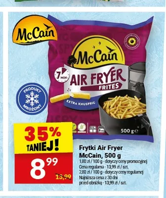 Frytki Air Fryer McCain promocja w Twój Market