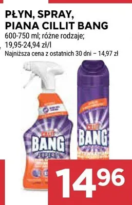 Płyn, spray, piana Cillit Bang promocja w Stokrotka