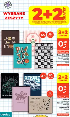 Zeszyty promocja w Dealz