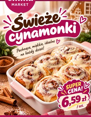 Świeże cynamonki promocja w emma MARKET