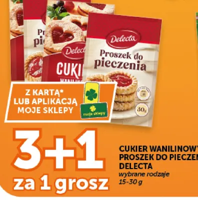 Cukier wanilinowy Delecta promocja w Euro Sklep