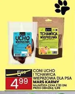 Przysmak dla psa Coni Ucho wieprzowe promocja w Wafelek