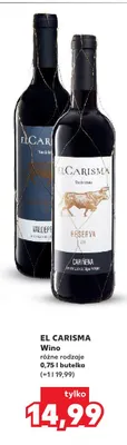 Wino El Carisma promocja w Kaufland