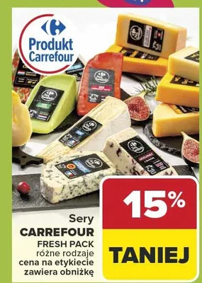 Sery różne rodzaje promocja w Carrefour Market