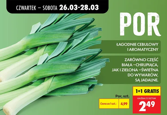 Por łagodnie cebulowy i aromatyczny promocja w Biedronka