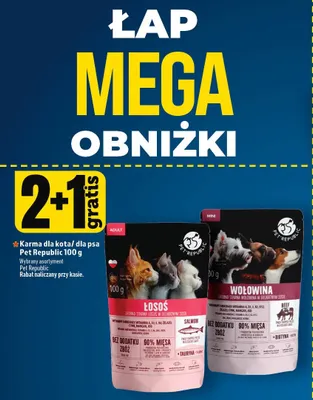 Karma dla kota Pet Republic Łosoś w sosie promocja w TOPAZ