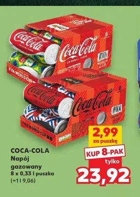 Napój gazowany Coca-Cola Original Taste 8-pak promocja w Kaufland