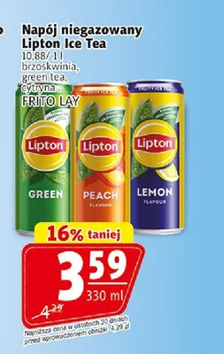 Napój niegazowany Lipton Ice Tea green promocja w Prim Market