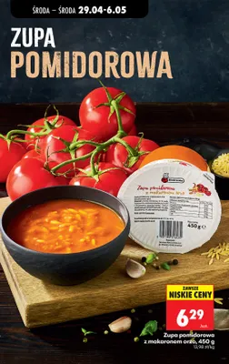 Zupa pomidorowa z makaronem orzo Biedronka promocja w Biedronka