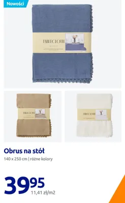 Obrus na stół 140x250 cm promocja w Action
