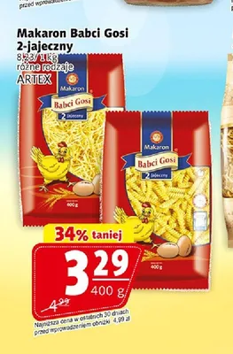 Makaron Babci Gosi 2-jajeczny promocja w Prim Market