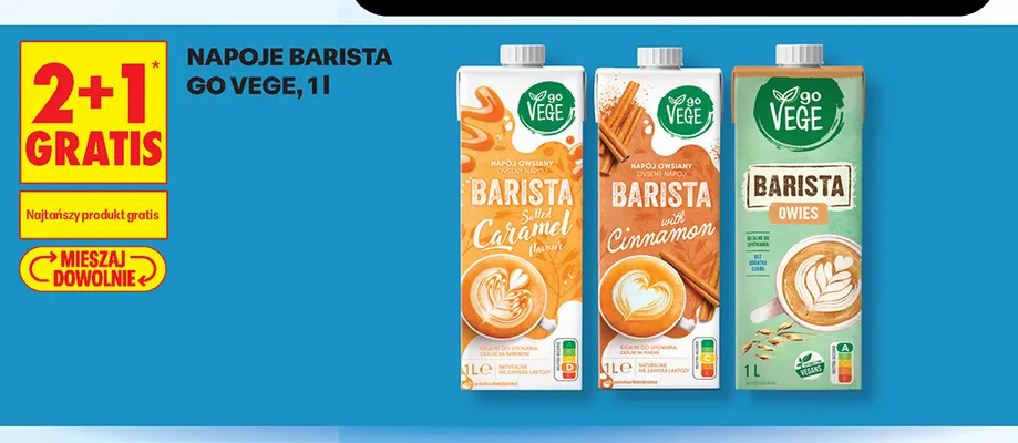 Napój Barista Salted Caramel Go Vege promocja w Biedronka