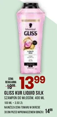 Szampon Liquid Silk promocja w Drogerie Natura