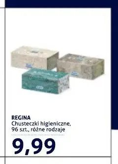 Chusteczki higieniczne Regina promocja w Blue Stop