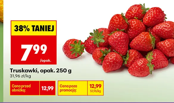 Truskawki promocja w Biedronka
